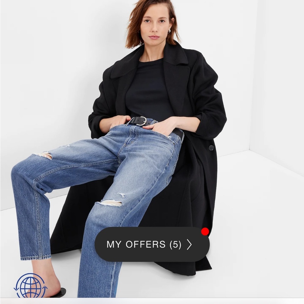 Gap High-Rise Barrel Jeans - Sz 31